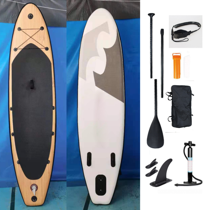 Placa de SUP de PVC de camada dupla bomba inflável stand up paddle board